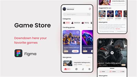 Game store App UI design on Behance