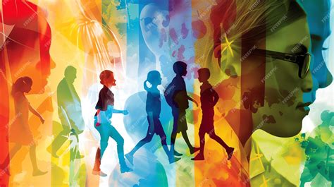 Premium Photo | A vibrant collage capturing the essence of diversity ...