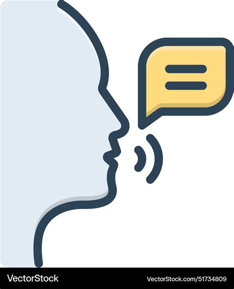 Speak Royalty Free Vector Image - VectorStock