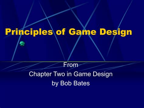 Principles of Game Design