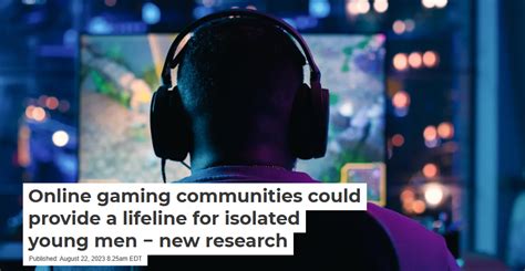Online gaming communities could provide a lifeline for isolated young ...