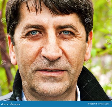 Face Of One Mature Adult Confident Man Royalty Free Stock Photo - Image ...