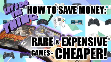 How To Save Money On Games - Game Collecting Tips! - YouTube