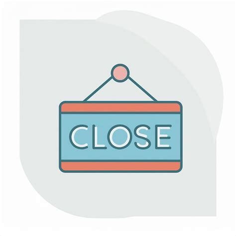 CLOSE | Premium AI-generated vector