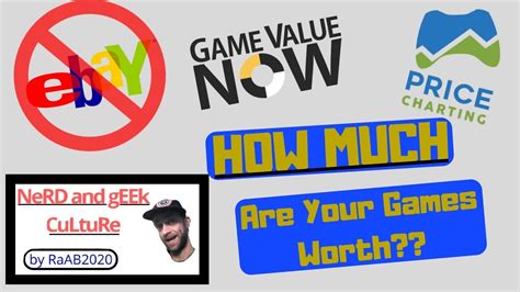 GAME VALUE NOW AND PRICE CHARTING TUTORIAL (How-To Track your Video ...