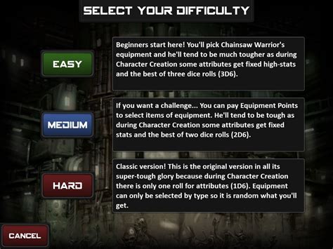 Game Difficulty Levels