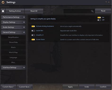 [Adventurer's Guide] Game-Options