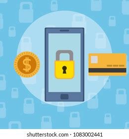 Secure Online Transactions Stock Vector (Royalty Free) 1083002441 ...