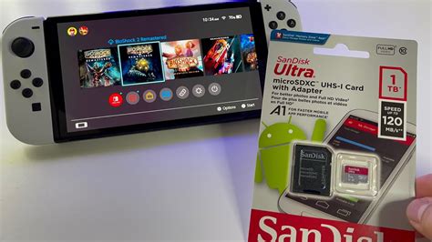 Nintendo Switch OLED + 1 TB microSD card SanDisk Ultra - YouTube