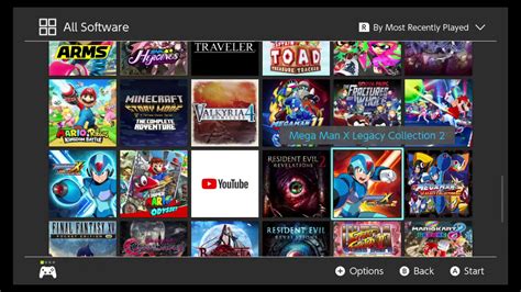 New Nintendo Switch Library of games - YouTube