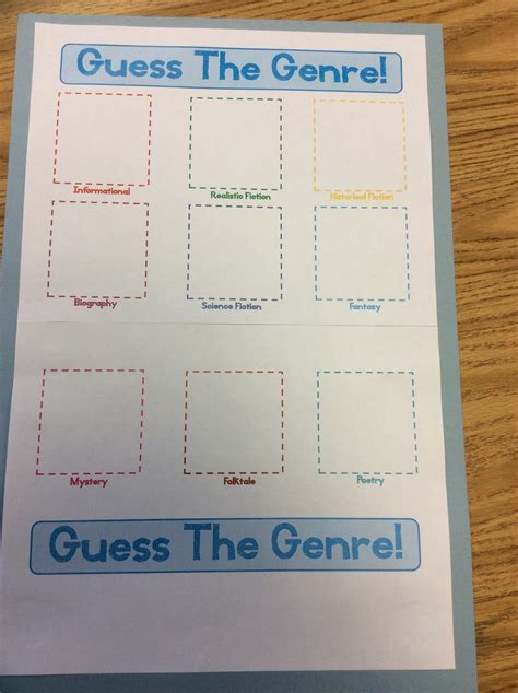 Jennifer's Teaching Tools: Genre