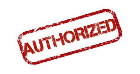 Authorized