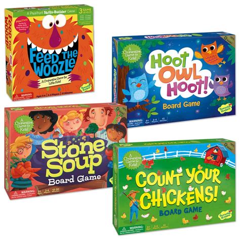 Cooperative Board Game Set - Set of 4