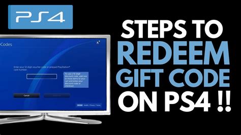 How to Redeem Codes on PS4 ! - YouTube