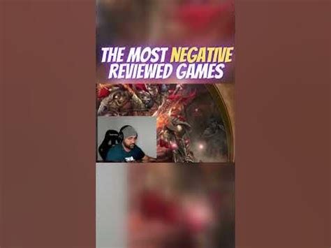 The most negatively reviewed games | Games, Negativity, The creator
