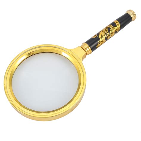 Handheld Magnifying Glass Illuminated Magnifier Loupe 10X Luxurious ...