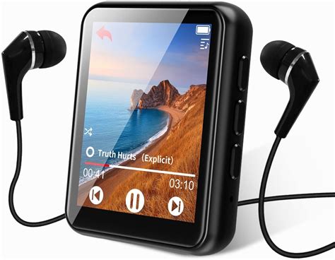 MP3 Player Bluetooth 5.0 Touch Screen Music Player Portable mp3 Player ...