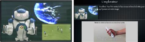 The story of the game was told through video displayed on our game ...