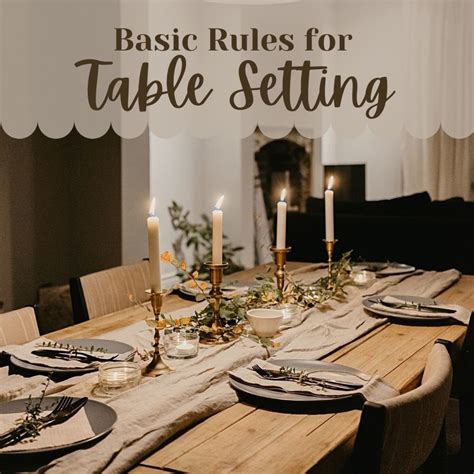 How to Set a Dining Table - Dengarden