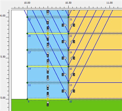 6. Close-up cross section view of the modular block (Sv= 0.4 m case ...