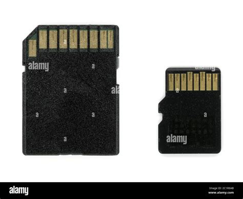 SD and micro SD memory card comparison Stock Photo - Alamy