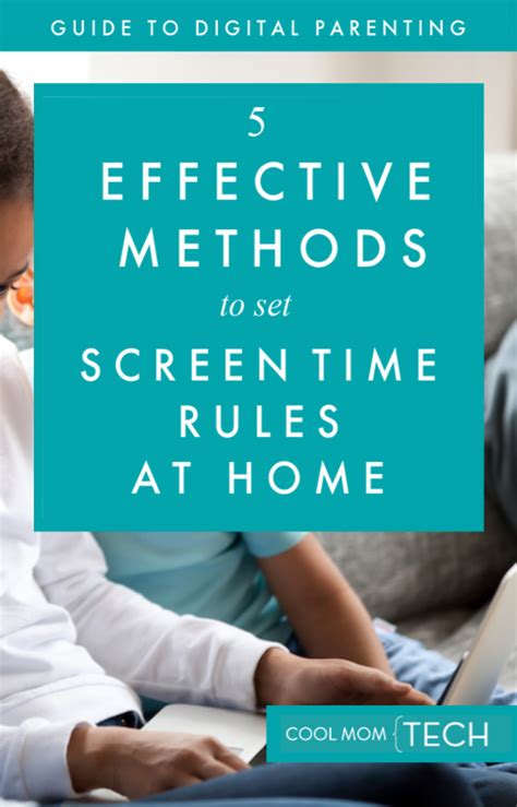 What's the best way to set screen time rules at home? 5 effective methods