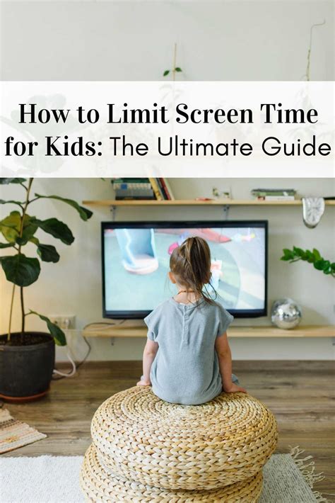 How to Limit Screen Time for Kids: The Ultimate Guide - Beauty by Miss L