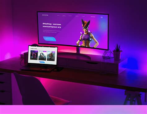 Online game store on Behance