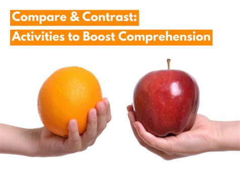 Compare &amp; Contrast: Activities to Boost Comprehension – Hameray Publishing