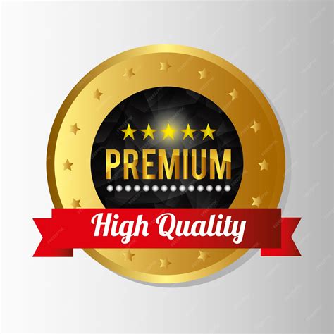 Premium Vector | Seal guaranteed premium quality gold