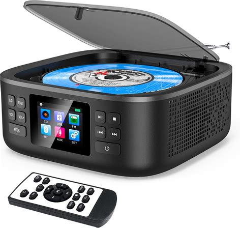 Amazon.com: Portable CD Player Bluetooth,Desktop CD Player with ...