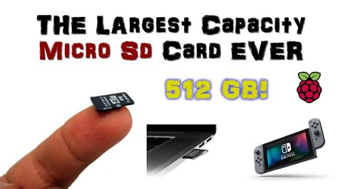 New 512GB Micro SD Card - LARGEST CAPACITY EVER - YouTube