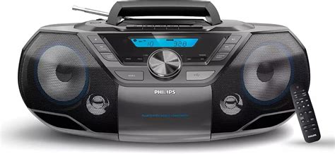 Brandclub - Philips Portable CD Player Boombox Bluetooth with Cassette ...