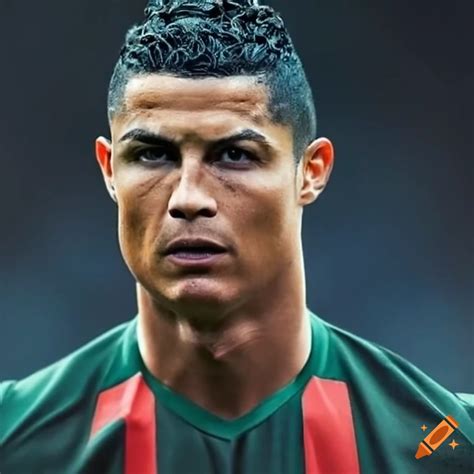 Professional soccer player on Craiyon