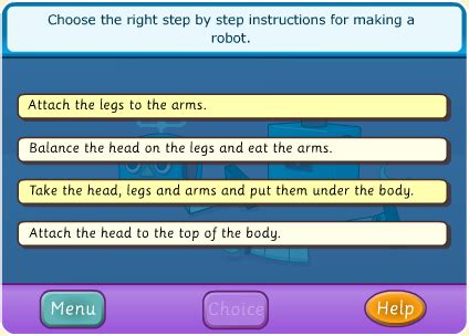 Instructions Game for Kids - Play Online on Flash Museum 🕹️