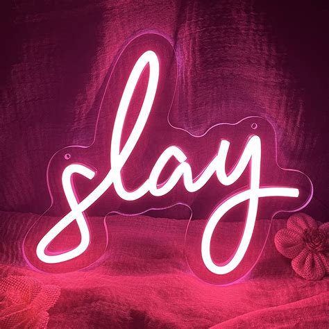 Pink Slay Neon Sign | Liuyang Lamps | Neon signs, Pink neon sign, Neon ...