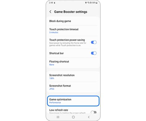 Optimize mobile settings for smoother gameplay & less battery drain?