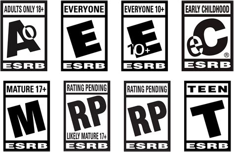 Modern ESRB Ratings by ArtChanXV on DeviantArt