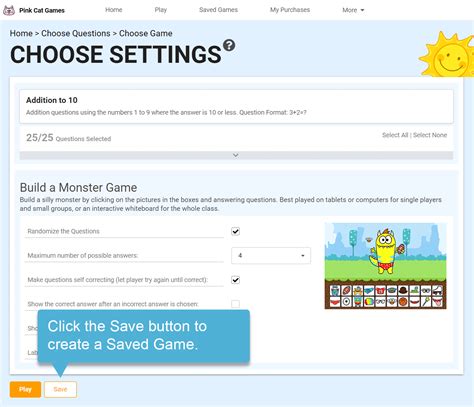 Saving Game Settings – Help Center