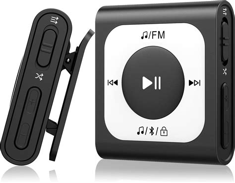 64GB Clip MP3 Player with Bluetooth, AGPTEK A51PL Portable Music Player ...