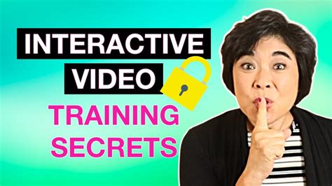 REVEALED: Interactive Video for Training Secrets for Instructional ...