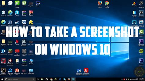 How to take a screenshot on windows 10 - YouTube