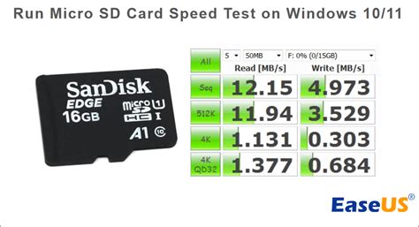How to Run Micro SD Card Speed Test on Windows 10/11 [Free Tools] - EaseUS