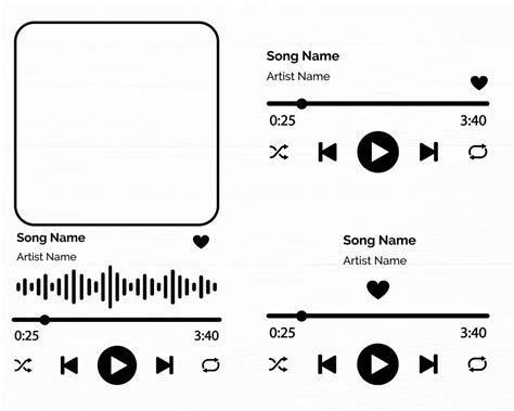 Music Player Svg Bundle Music Svg Png Play Buttons Svg Music Player ...