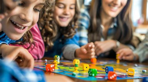 Happy family playing a board game together | Premium AI-generated image