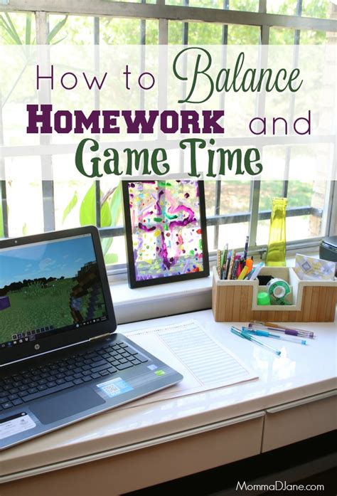 Tips for balancing gaming with homework & outdoor play for engaged kids?