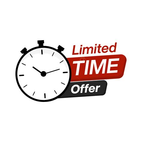 Limited Time Offer Vector Design, Limited Time Offer, Limited Time ...