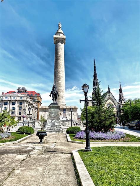 The Home Of The First Washington Monument - Baltimore MD — GET OUT N ...
