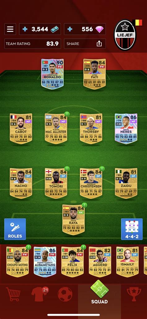 My F2P team (it is possible) : r/ultimatedraftsoccer