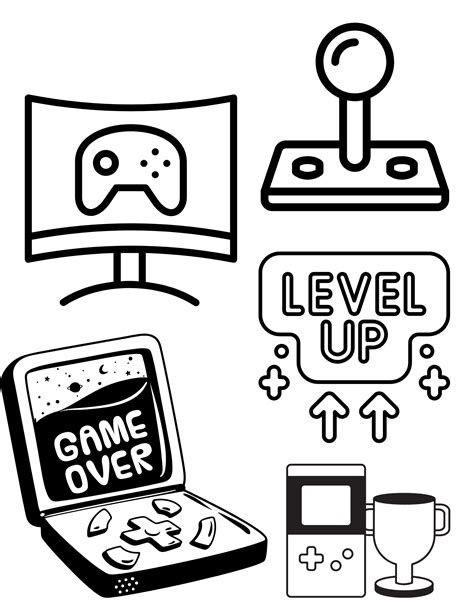 Free Gaming Coloring Pages for Your Video Game Fan